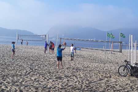 Escola de vôlei de praia Augusto dos Santos