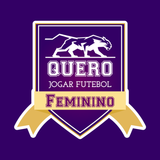 Quero Jogar Futebol Feminino - logo